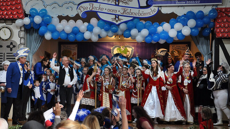 Bürgermeisterempfang der Karnevalisten aus der Gemeinde Kall imDorfsaal Scheven. Foto: Reiner Züll