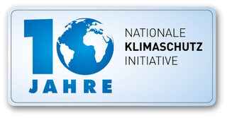 Logo 10 Jahre Nationale Klimaschutz-Initiative