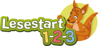 Logo: Lesestart 1-2-3